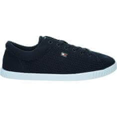 Tommy Hilfiger Boty tmavomodré 39 EU Flag Lace Up