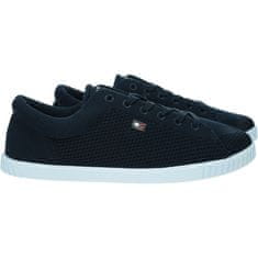 Tommy Hilfiger Boty tmavomodré 39 EU Flag Lace Up