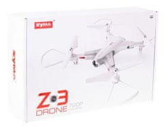 Syma SYMA Dron RC Z3 2,4GHz HD kamera KX7222 bílý