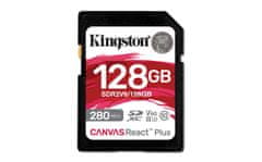 Kingston Canvas React Plus/SDHC/128GB/UHS-II U3 / Class 10