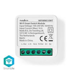 Nedis SmartLife Switch | Wi-Fi | 3680 W | Připojení terminálu | Aplikace dostupná pro: Android / IOS 