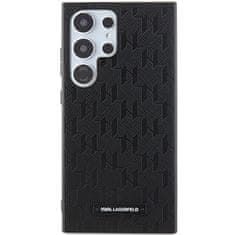 Karl Lagerfeld Originální kryt KARL LAGERFELD hardcase Saffiano Mono Metal Logo KLHCS24LSAKLHPK pro Samsung Galaxy S24 Ultra , barva černá