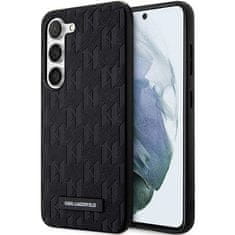 Karl Lagerfeld Originální kryt KARL LAGERFELD hardcase Saffiano Mono Metal Logo KLHCS24SSAKLHPK pro Samsung Galaxy S24 , barva černá