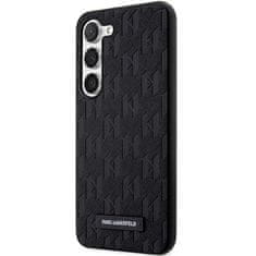 Karl Lagerfeld Originální kryt KARL LAGERFELD hardcase Saffiano Mono Metal Logo KLHCS24SSAKLHPK pro Samsung Galaxy S24 , barva černá