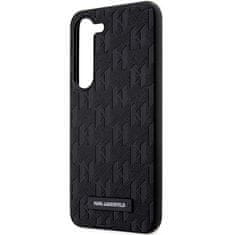 Karl Lagerfeld Originální kryt KARL LAGERFELD hardcase Saffiano Mono Metal Logo KLHCS24SSAKLHPK pro Samsung Galaxy S24 , barva černá