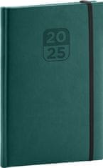 Presco Publishing Týdenní diář Aprint Top 2025, petrolejový, 15 × 21 cm