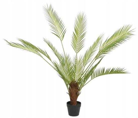 Kaemingk Zelená umělá palma v květináči 80x120 cm