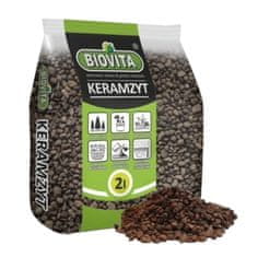 BioVita Zahradnický Keramzytek 4-8 mm v květináči 2L čistý