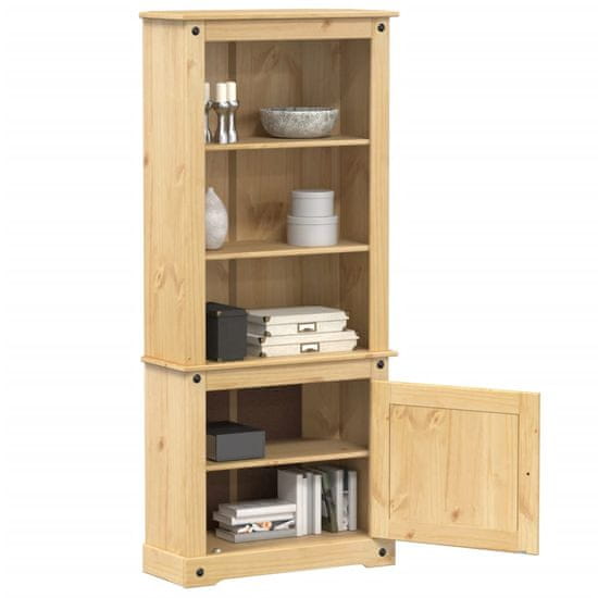 shumee Skříň highboard Corona 74 x 38 x 170 cm masivní borové dřevo