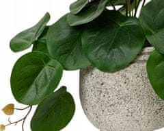 Kaemingk Zelená umělá rostlina v květináči do obývacího pokoje 21x17x18 cm