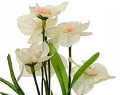 Kaemingk Umělá jarní rostlina narcis v květináči 1 ks 18x7,5 cm
