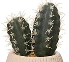 Kaemingk Kaktus v květináči umělá dekorativní rostlina 1 ks 14x8,5 cm