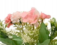 Kaemingk Kvetoucí rostlina s květináčem dekorativní květ 24x18 cm