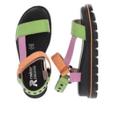 Rieker Dámské sandály W1651-90 barevná, 41