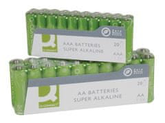 Q-Connect Alkalické baterie - 1,5V, LR6, typ AA, 20 ks