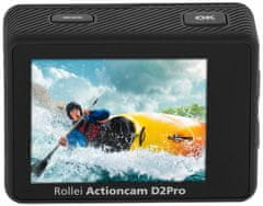 Rollei ActionCam D2Pro/ 8 MPix/ 4K 30fps/ 2x barevný displej/ USB-C