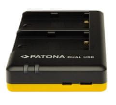 PATONA nabíječka Foto Dual Quick Canon LP-EL USB pro blesk EL-1