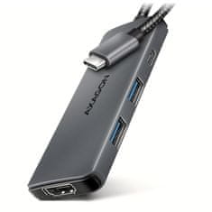 AXAGON multi USB-C 5v1 8k hub / HMC-5H8K / USB 3.2 Gen1 / 1x PD 100W / 1x HDMI / 1x USB-C / 2x USB-A / 15cm