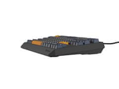 Genesis herní klávesnice THOR 230/TKL/RGB/Outemu Panda/Drátová USB/US layout/Naval Blue Negative