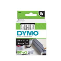 Dymo Páska D1 šířka 9 mm/návin 7m, černá / průhledná