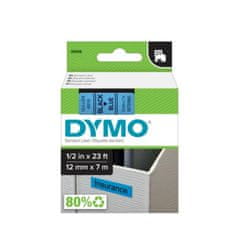 Dymo Páska D1 - modrá, šířka 12 mm, návin 7 m, černé písmo