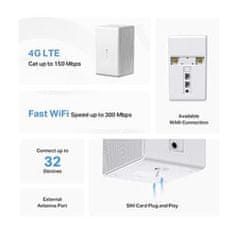 Mercusys MB110-4G - N300Mbps Bezdrátový LTE Modem a router