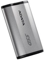 Adata SD810 1TB SSD / Externí / USB 3.2 Type-C / 2000MB/s Read/Write / stříbrně-šedý