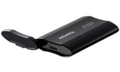 Adata SD810 1TB SSD / Externí / USB 3.2 Type-C / 2000MB/s Read/Write / černý