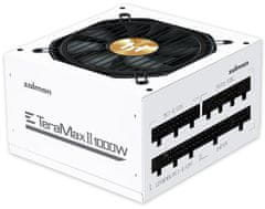 Zalman zdroj ZM1000-TMX2 WH/ 1000W / ATX3.0 / active PFC / modulární / 80 Plus Gold / bílý