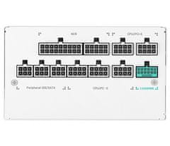 DEEPCOOL zdroj PX850-G / 850W / ATX3.0 / 135 mm fan / modulární / 80Plus Gold / bílý