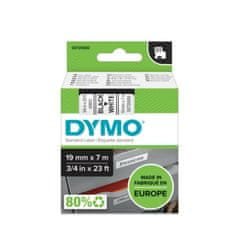 Dymo Páska D1 - bílá, šířka 19 mm, návin 7 m, černé písmo