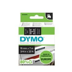 Dymo Páska D1 - černá, šířka 19 mm, návin 7 m, bílé písmo