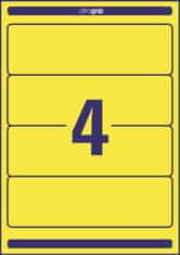 Avery Zweckform Etikety na poř.Avery Zweckform-žluté,192x61mm,80ks