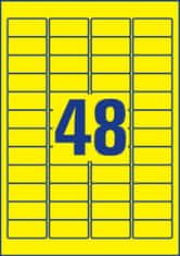 Avery Zweckform Polyesterové velmi odolné etikety - žluté, 45,7 x 21,2 mm, 960 ks