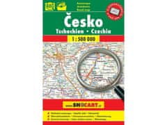 Česko automapa 1:500 000 (velké písmo)