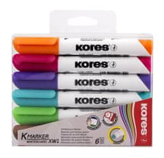 Kores Whiteboard K-Marker sada 6 ks