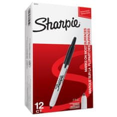 Sharpie Permanentní popisovač RT, 12ks, černý