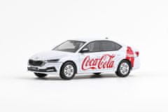 Abrex Škoda Octavia IV (2020) Coca-Cola bílá ABREX 1:43