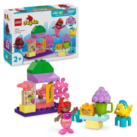 LEGO DUPLO Disney 10420 Ariel a Šupinka – stánek s kávou