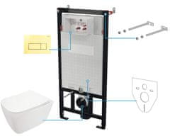 BPS-koupelny WC set Hiacynt NEW 6v1, podomítkový systém + toaleta - CDYZ6ZPW