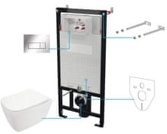 BPS-koupelny WC set Hiacynt NEW 6v1, podomítkový systém + toaleta - CDYS6ZPW