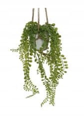 Kaemingk Zelená závěsná umělá popínavá rostlina v květináči 15x10x15 cm
