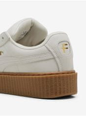 Puma Bílé dámské kožené tenisky Puma x Fenty Creeper Phatty 37