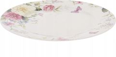 Velký porcelánový talíř 27 cm s květinovým vzorem