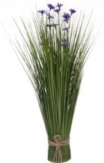 Koopman Umělá tráva s květinami 52 cm