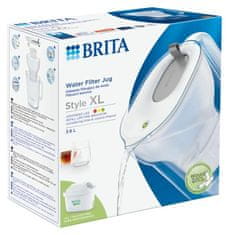 Brita Džbán Style XL 3,6L šedý + 1 kazeta