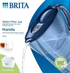 Brita Džbán Marella 2,4L modrý + 1 kartuše