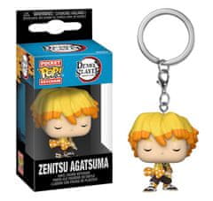 Funko Pop! Sběratelská klíčenka Keychain Zenitsu Agatsuma Demon Slayer