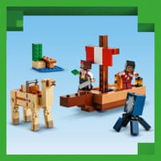 LEGO Minecraft 21259 Plavba na pirátské lodi