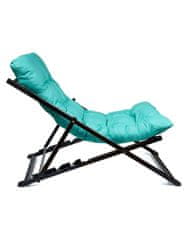 Atelier Del Sofa Zahradní lehátko Sunbed - Turquoise, Tyrkysová